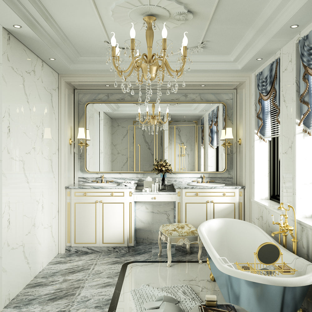
                  
                    60" x 30" PILOCOS Large Elongated Modern Metal Frame Bathroom Decorative Mirrors
                  
                