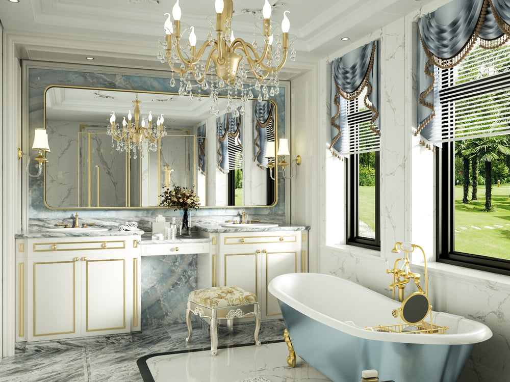
                  
                    60" x 30" PILOCOS Large Elongated Modern Metal Frame Bathroom Decorative Mirrors
                  
                