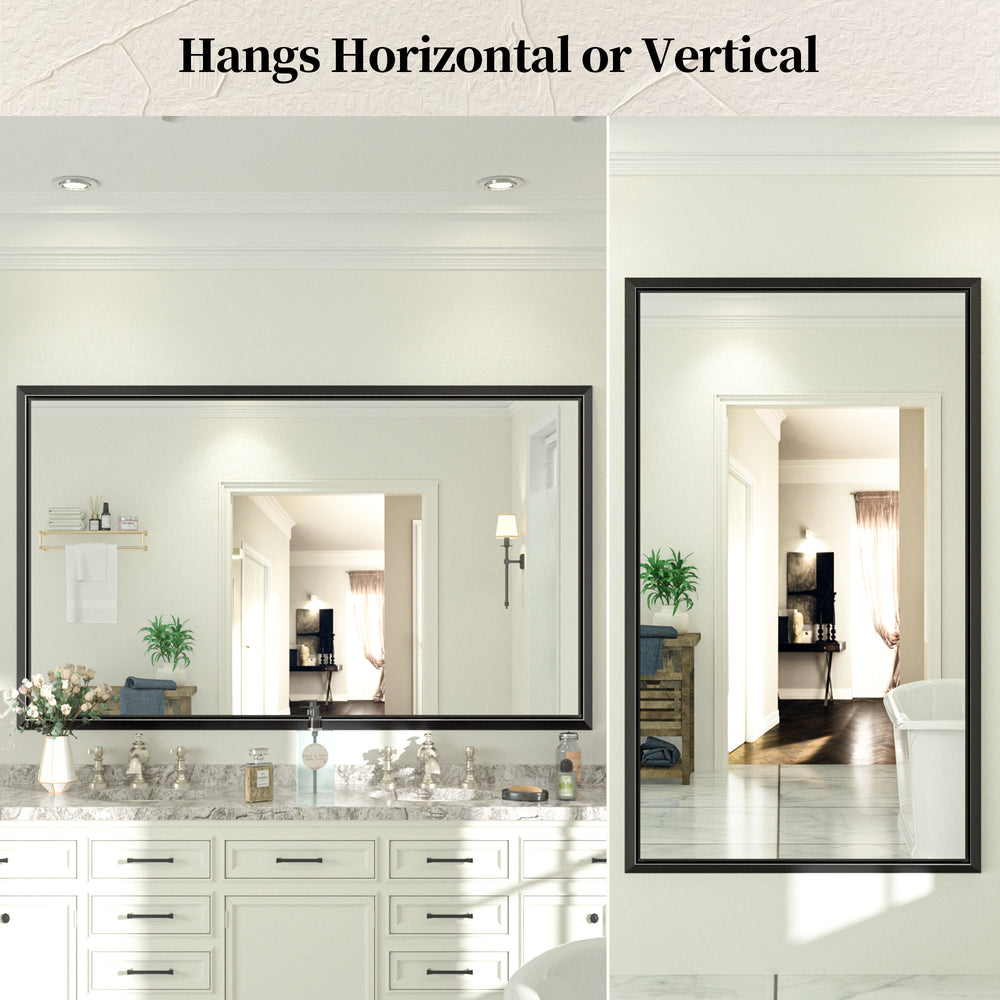 
                  
                    60 x 36 Inch | PILOCOS Large Elongated Premium Beveled Frame Full Body Dressing Mirror
                  
                