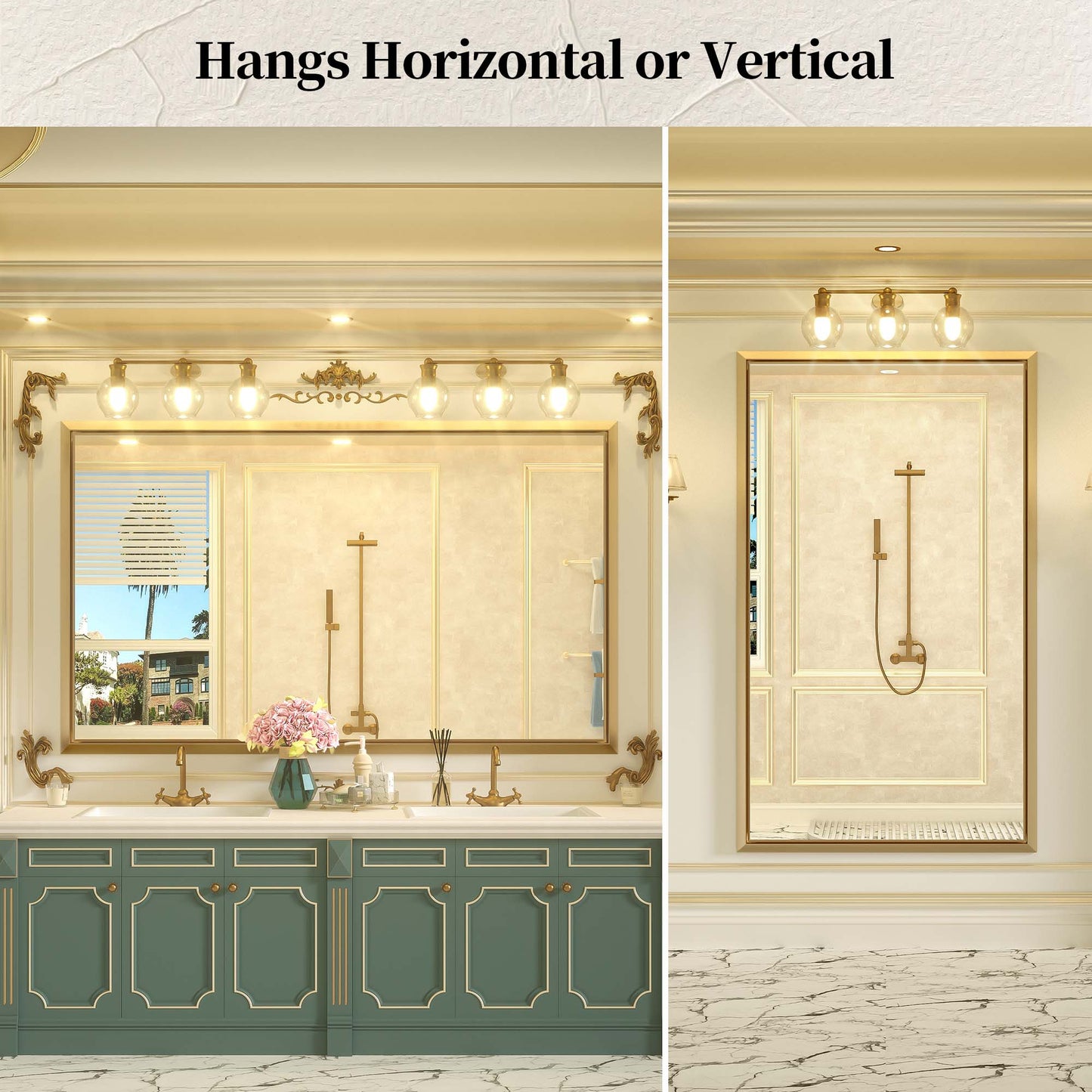 
                  
                    60 x 36 Inch | PILOCOS Large Elongated Premium Beveled Frame Full Body Dressing Mirror
                  
                