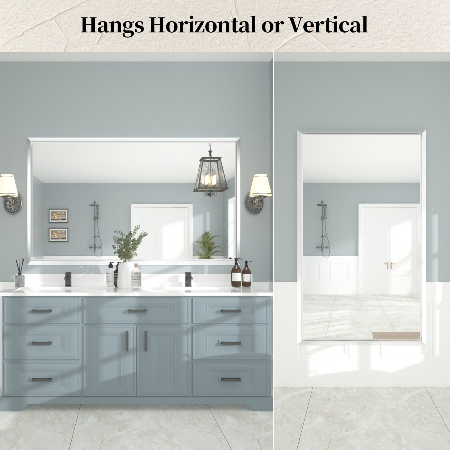 
                  
                    60 x 36 Inch | PILOCOS Large Elongated Premium Beveled Frame Full Body Dressing Mirror
                  
                