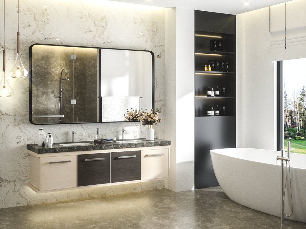 
                  
                    60" x 36" PILOCOS Glamorous Decor Mirror extra large pour salle de bain, meuble-lavabo de chambre
                  
                