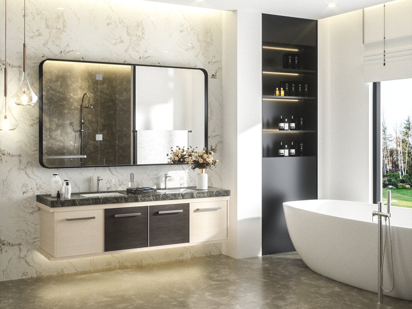 
                  
                    60" x 36" PILOCOS Glamorous Decor Mirror extra large pour salle de bain, meuble-lavabo de chambre
                  
                