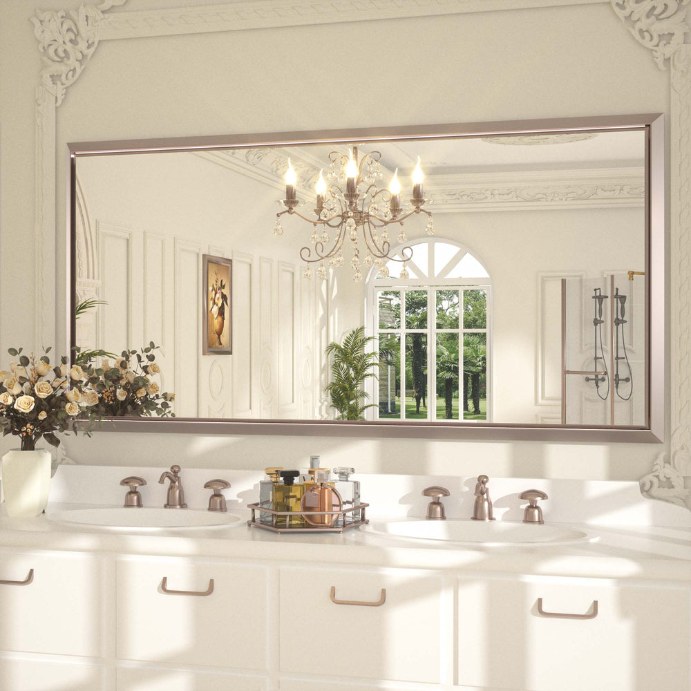 
                  
                    60 x 30 Inch | PILOCOS Large Elongated Vintage Beveled Frame Full Body Vanity Mirror
                  
                
