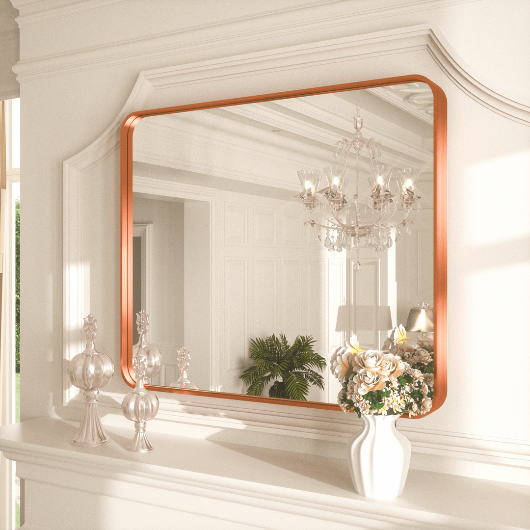 Vanity mirror rose gold hotsell