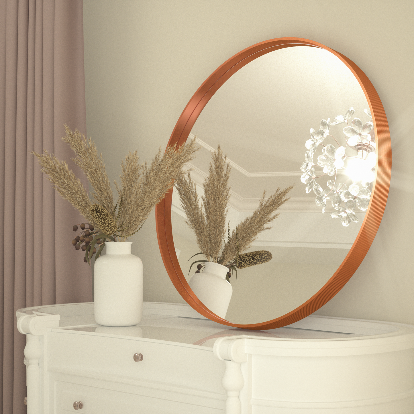 Round mirror 24 inch deals